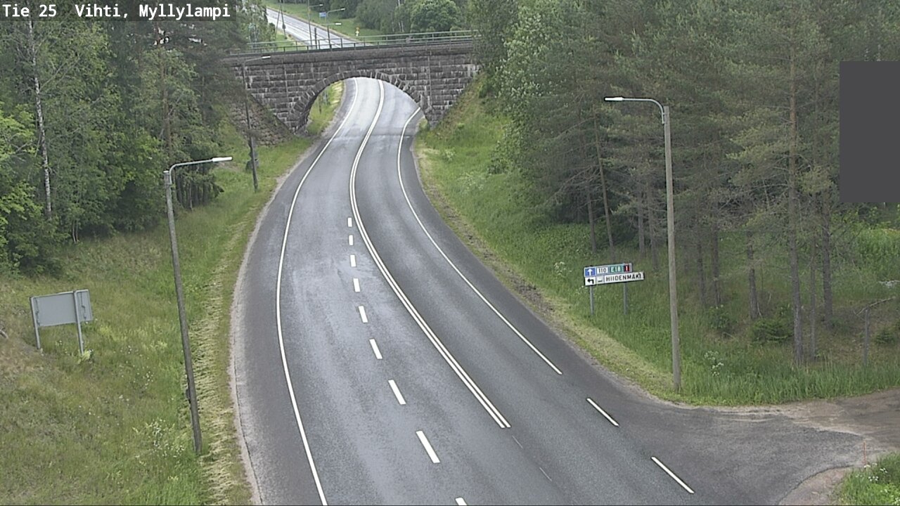 Weather Camera Image Road 25 Lohja Myllylampi, Lohja, Uusimaa