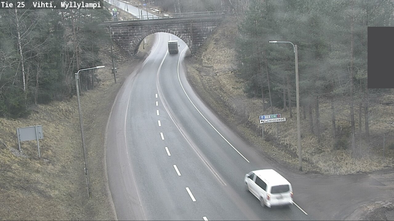 Weather Camera Image Road 25 Lohja Myllylampi, Lohja, Uusimaa