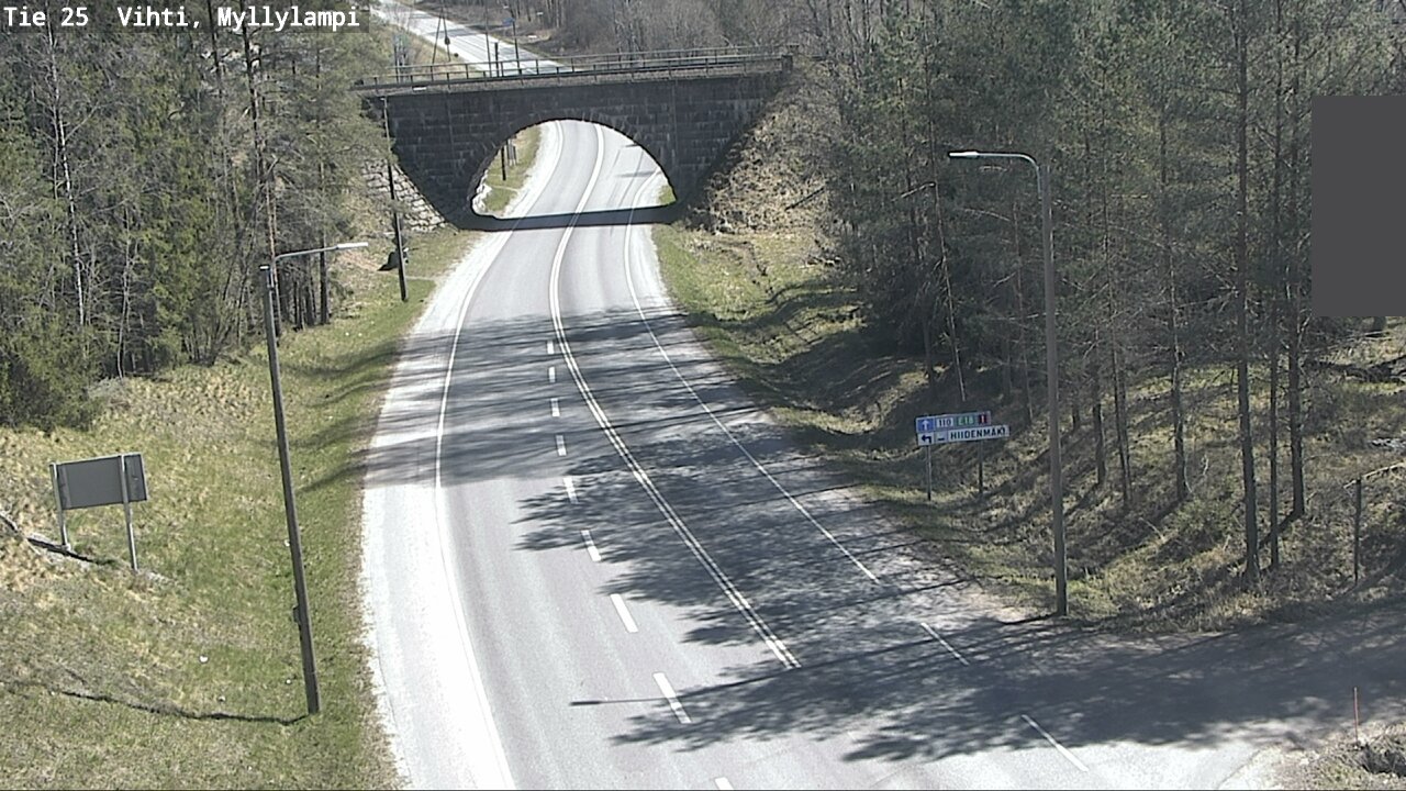 Kelikamerat Kuva Tie 25 Lohja Myllylampi, Lohja, Uusimaa