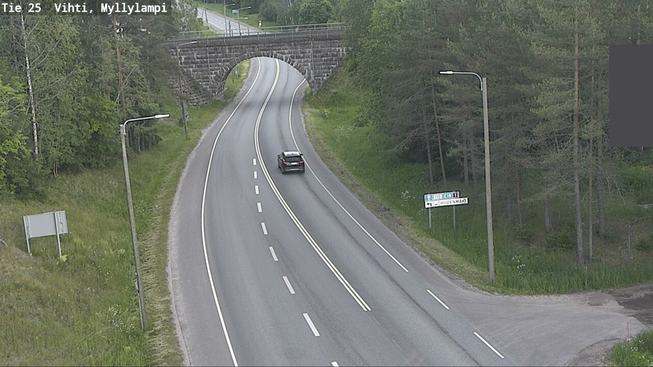 Kelikamerat Kuva Tie 25 Lohja Myllylampi, Lohja, Uusimaa