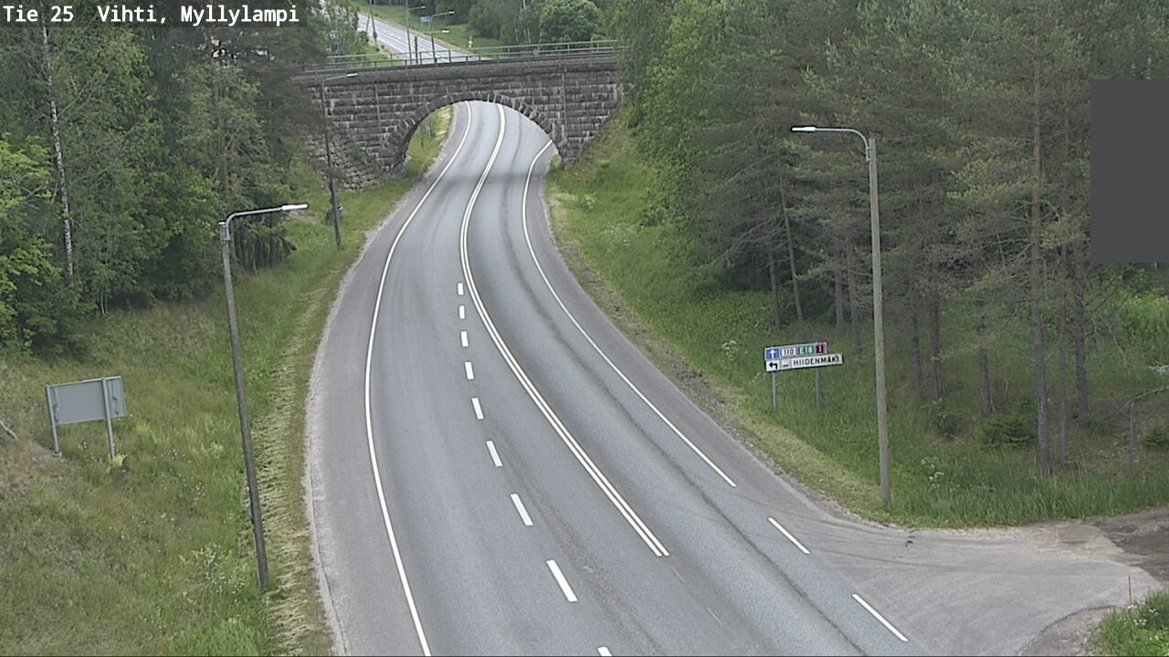 Kelikamerat Kuva Tie 25 Lohja Myllylampi, Lohja, Uusimaa