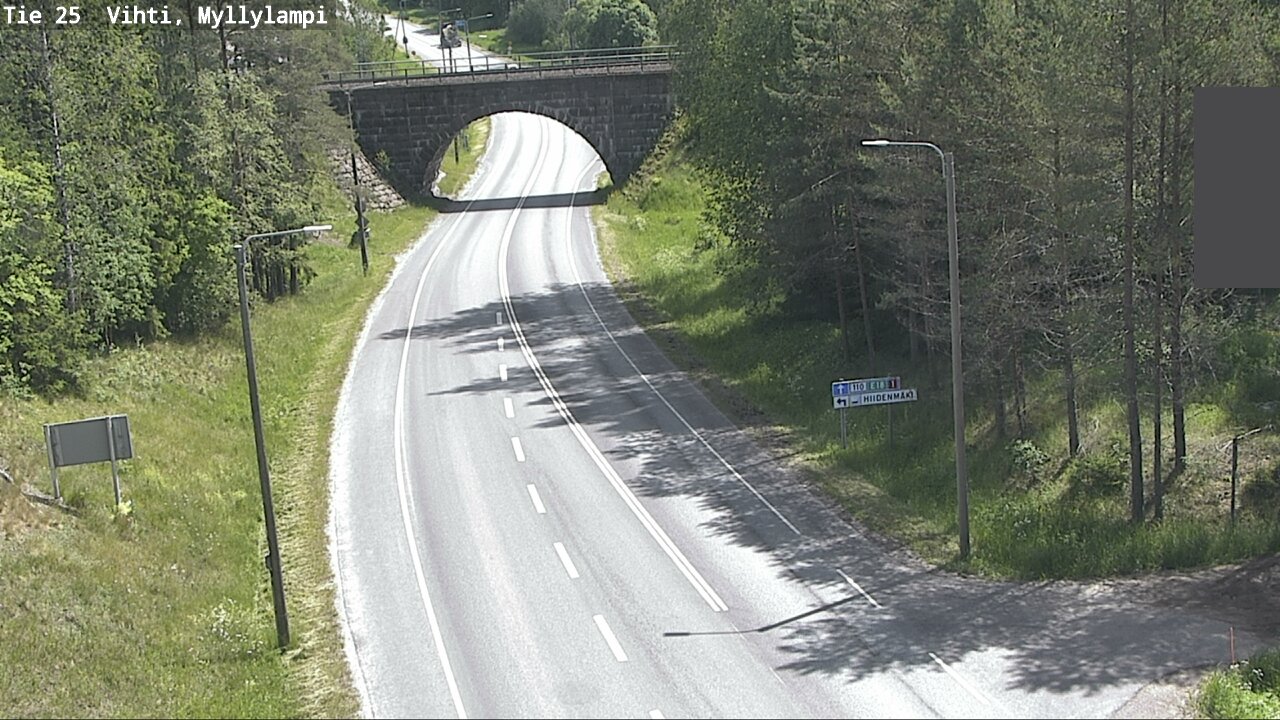 Kelikamerat Kuva Tie 25 Lohja Myllylampi, Lohja, Uusimaa