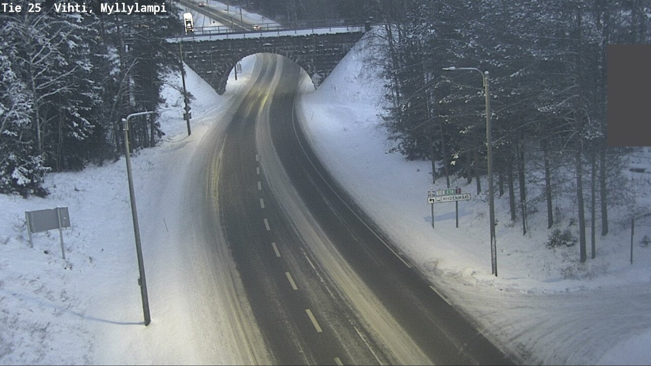 Weather Camera Image Road 25 Lohja Myllylampi, Lohja, Uusimaa
