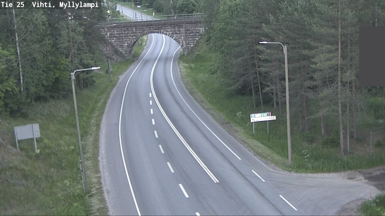 Kelikamerat Kuva Tie 25 Lohja Myllylampi, Lohja, Uusimaa