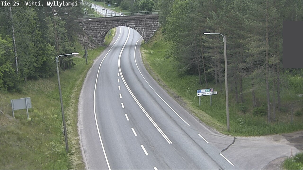 Kelikamerat Kuva Tie 25 Lohja Myllylampi, Lohja, Uusimaa