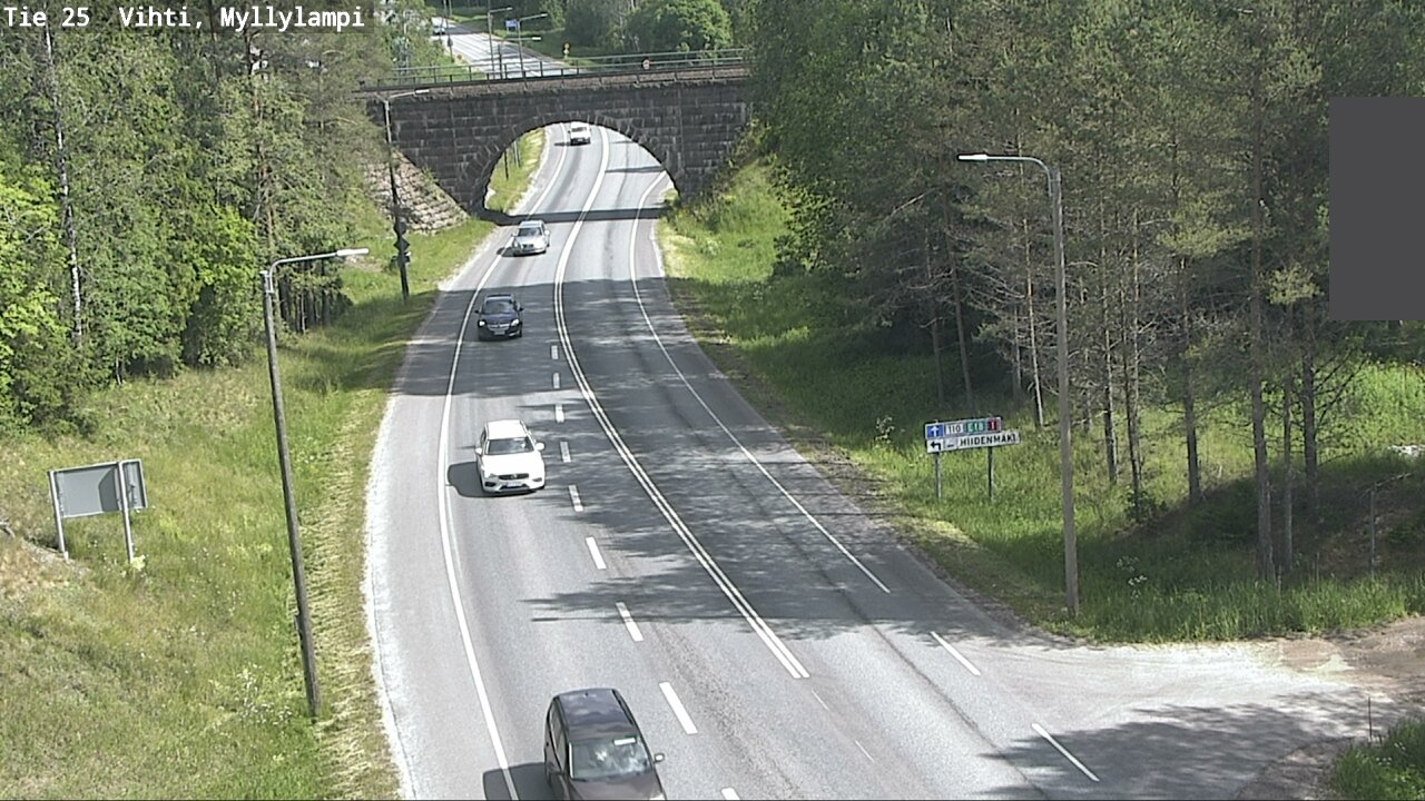 Kelikamerat Kuva Tie 25 Lohja Myllylampi, Lohja, Uusimaa