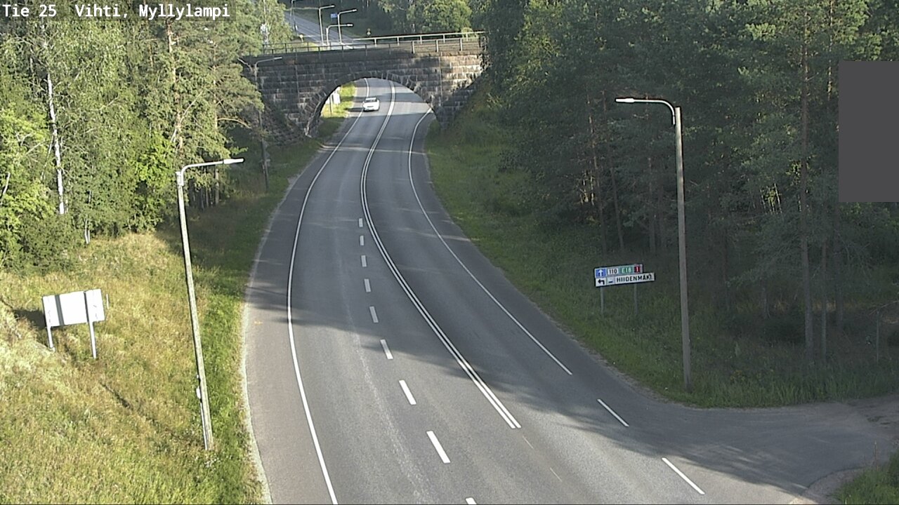 Kelikamerat Kuva Tie 25 Lohja Myllylampi, Lohja, Uusimaa