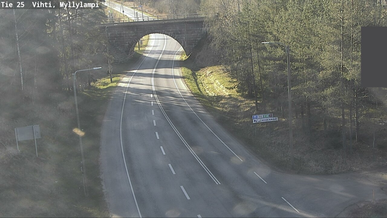 Kelikamerat Kuva Tie 25 Lohja Myllylampi, Lohja, Uusimaa