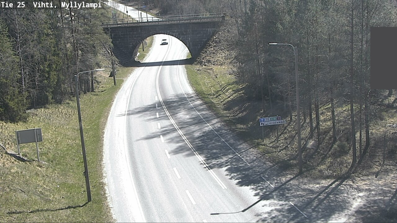 Kelikamerat Kuva Tie 25 Lohja Myllylampi, Lohja, Uusimaa