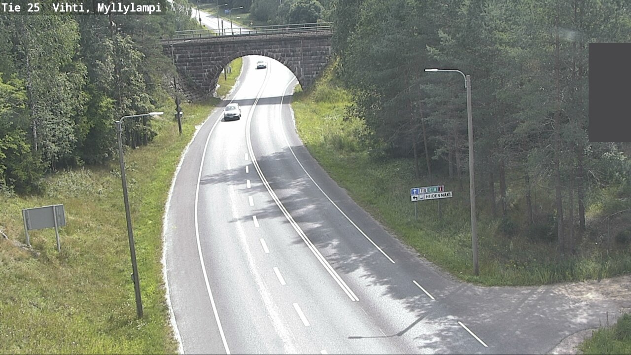 Weather Camera Image Road 25 Lohja Myllylampi, Lohja, Uusimaa