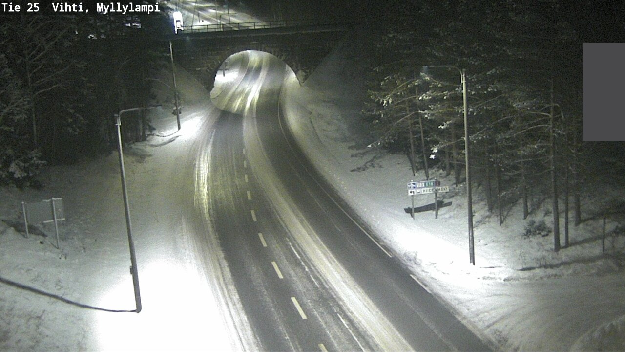 Weather Camera Image Road 25 Lohja Myllylampi, Lohja, Uusimaa