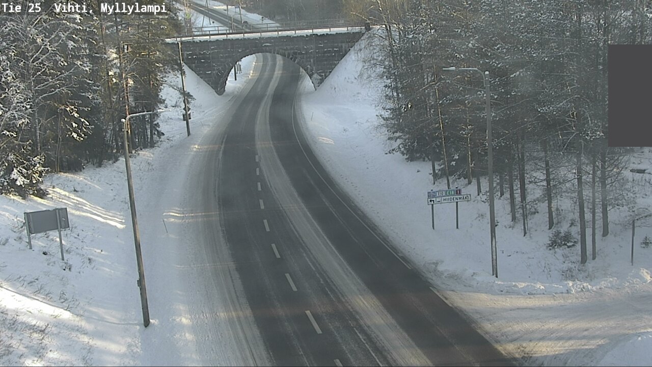 Weather Camera Image Road 25 Lohja Myllylampi, Lohja, Uusimaa