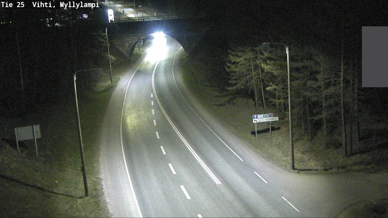 Weather Camera Image Road 25 Lohja Myllylampi, Lohja, Uusimaa