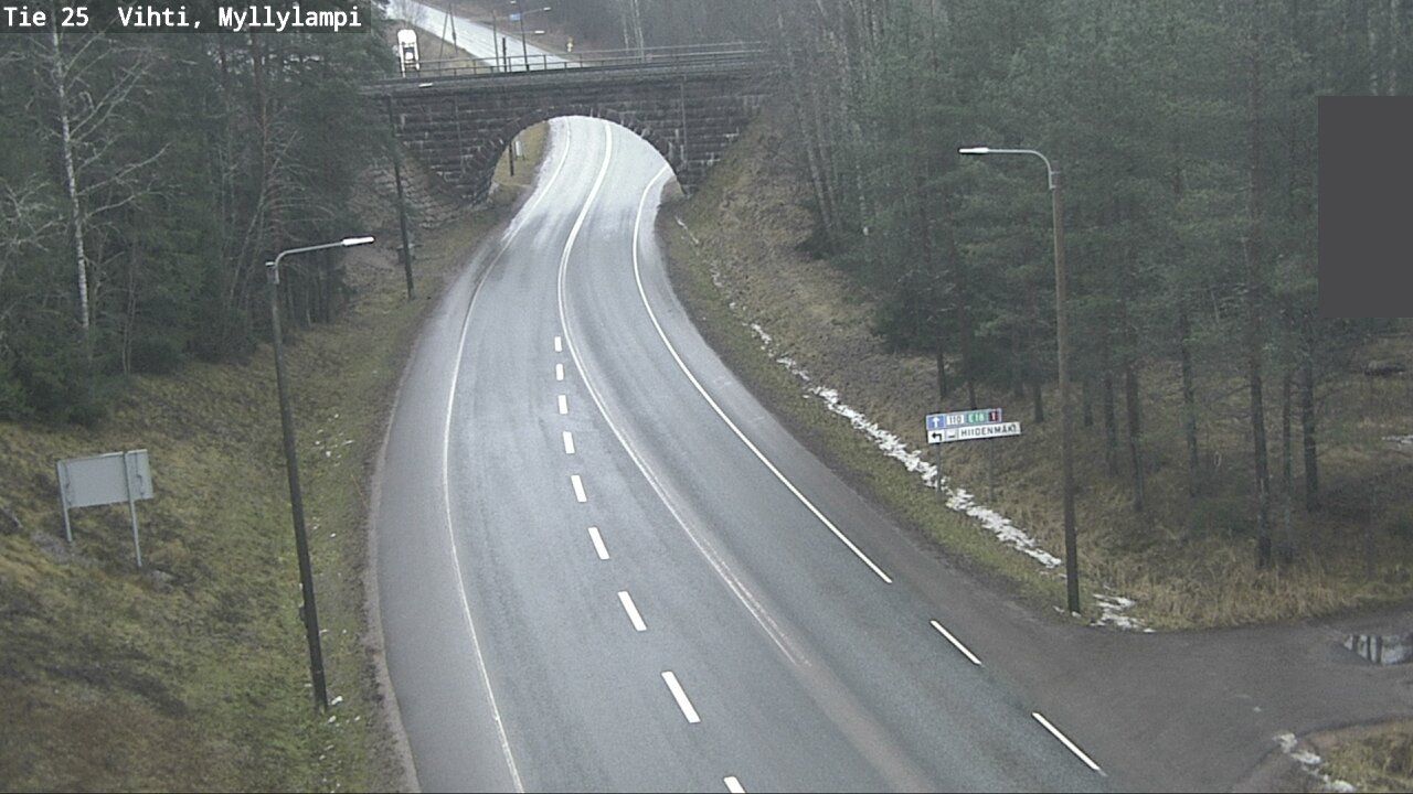 Weather Camera Image Road 25 Lohja Myllylampi, Lohja, Uusimaa