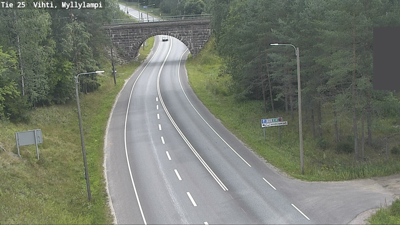 Weather Camera Image Road 25 Lohja Myllylampi, Lohja, Uusimaa