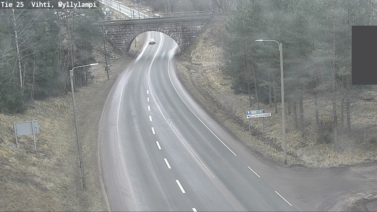 Weather Camera Image Road 25 Lohja Myllylampi, Lohja, Uusimaa