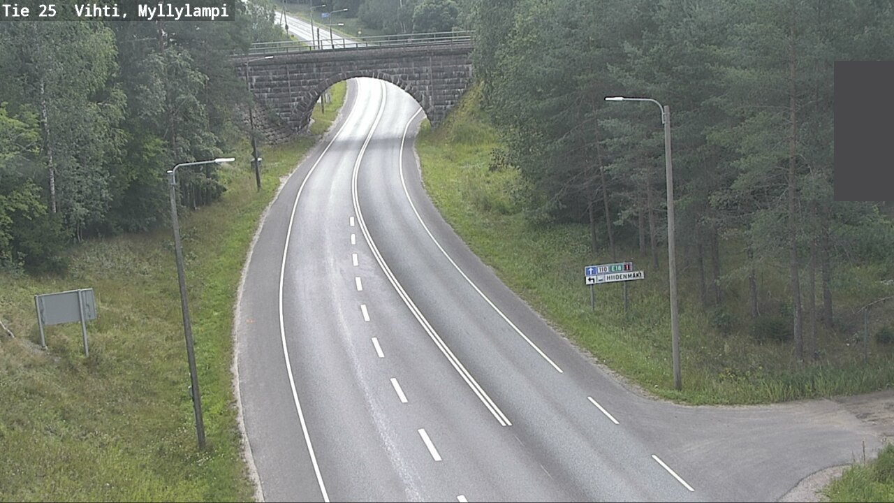 Weather Camera Image Road 25 Lohja Myllylampi, Lohja, Uusimaa