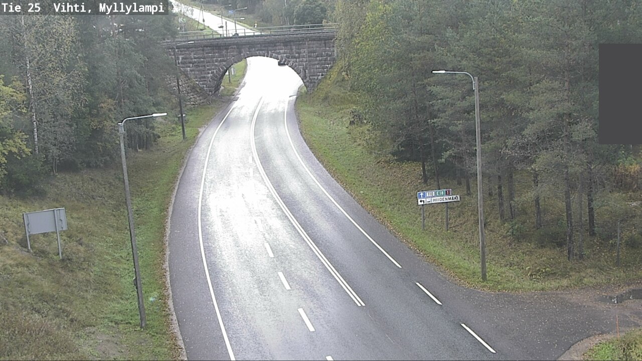 Kelikamerat Kuva Tie 25 Lohja Myllylampi, Lohja, Uusimaa