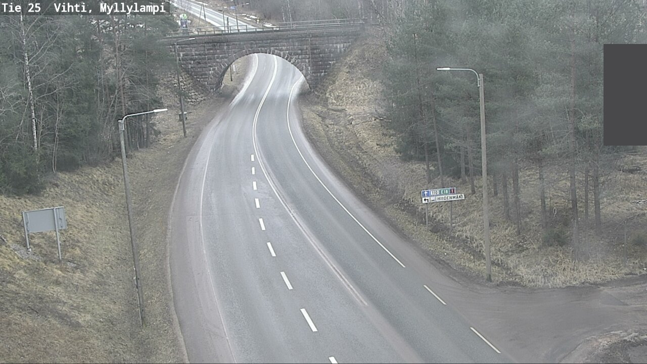 Weather Camera Image Road 25 Lohja Myllylampi, Lohja, Uusimaa