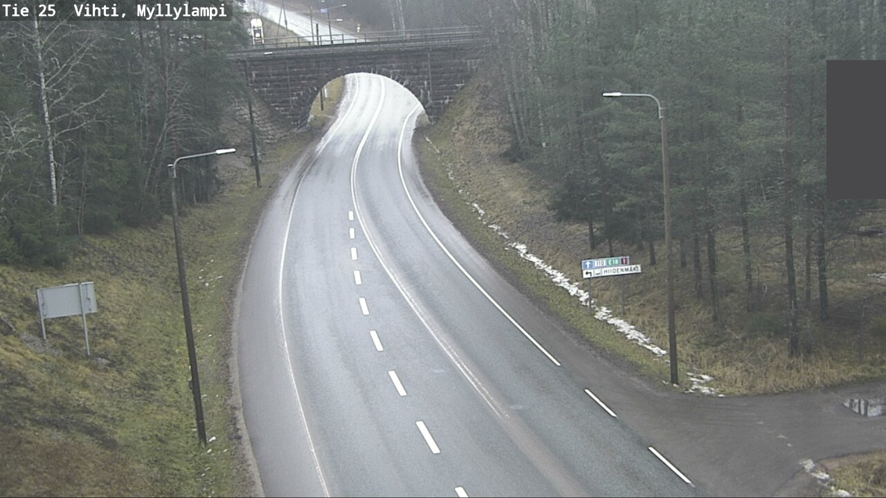 Weather Camera Image Road 25 Lohja Myllylampi, Lohja, Uusimaa