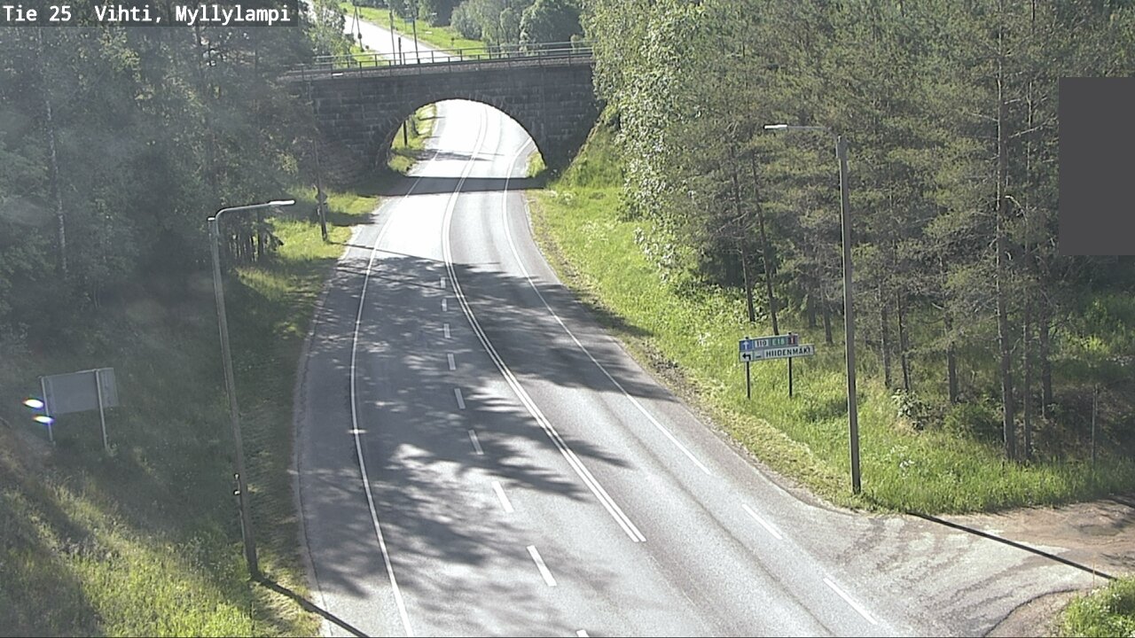 Kelikamerat Kuva Tie 25 Lohja Myllylampi, Lohja, Uusimaa