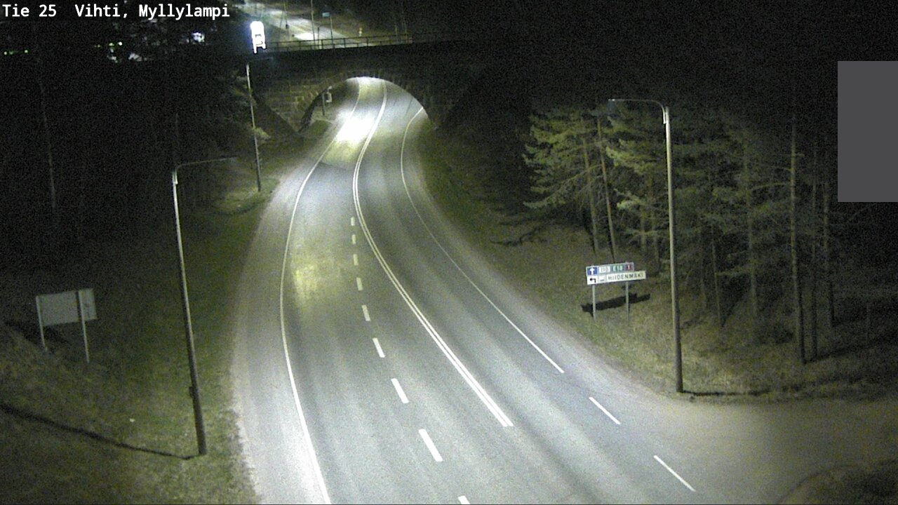 Weather Camera Image Road 25 Lohja Myllylampi, Lohja, Uusimaa