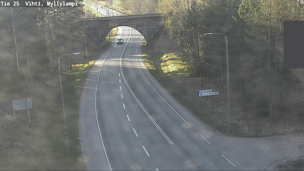 Weather Camera Image Road 25 Lohja Myllylampi, Lohja, Uusimaa