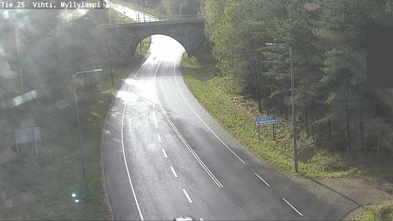 Weather Camera Image Road 25 Lohja Myllylampi, Lohja, Uusimaa