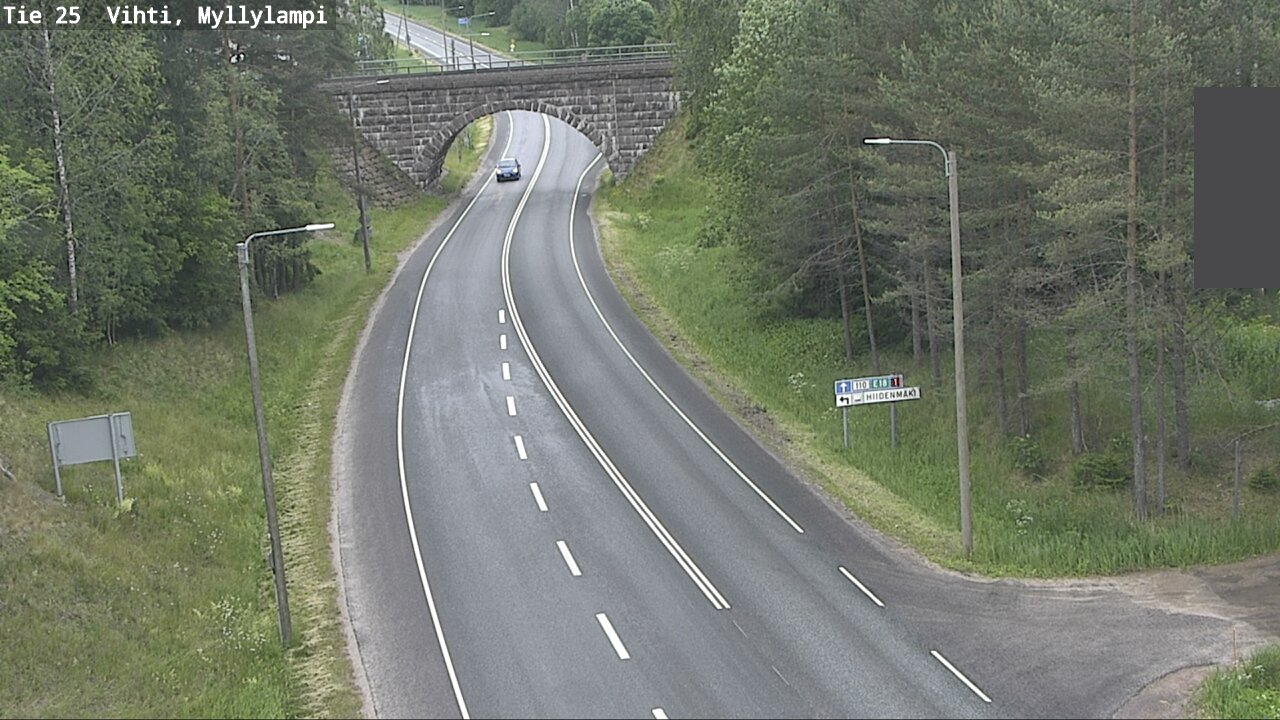 Weather Camera Image Road 25 Lohja Myllylampi, Lohja, Uusimaa