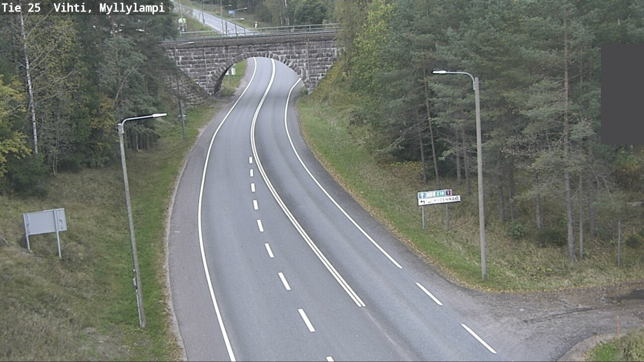Kelikamerat Kuva Tie 25 Lohja Myllylampi, Lohja, Uusimaa