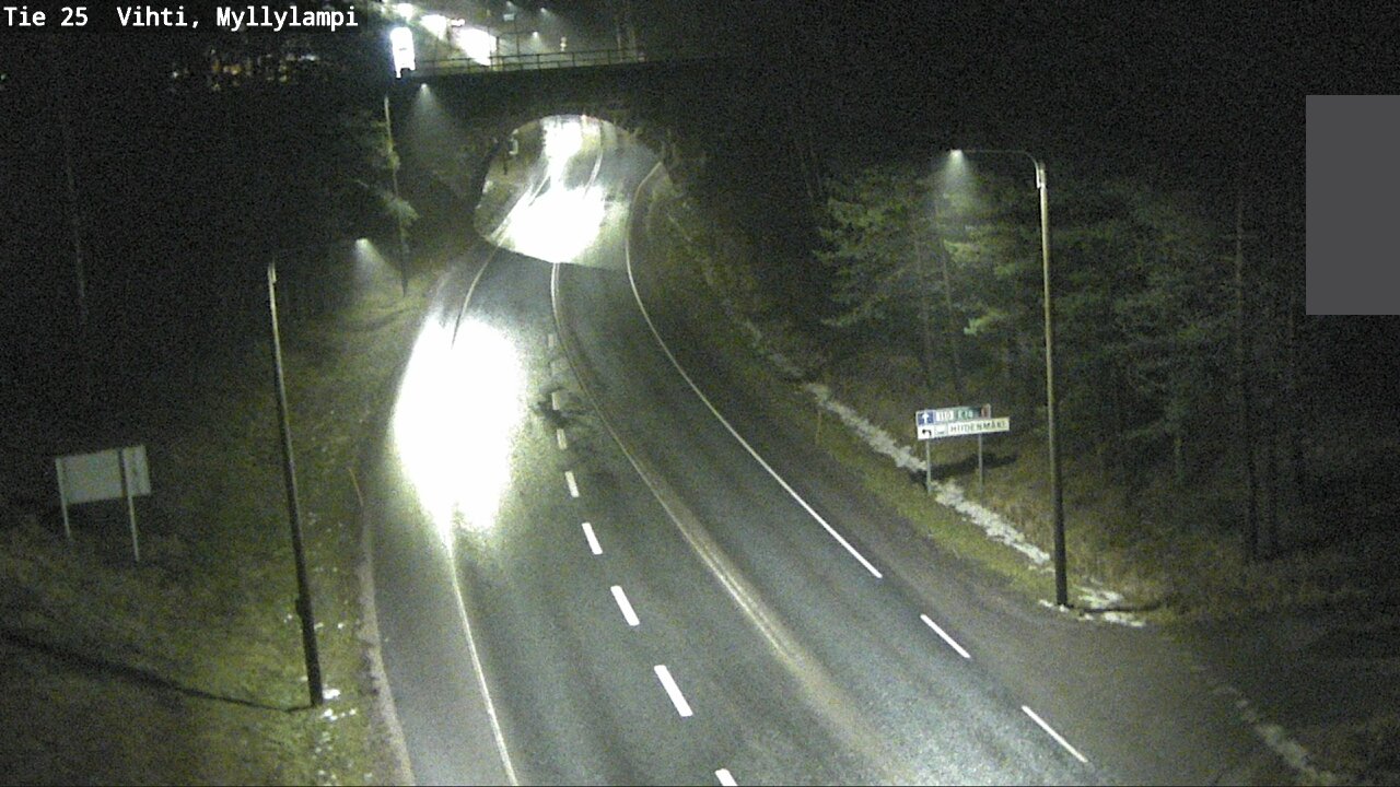 Weather Camera Image Road 25 Lohja Myllylampi, Lohja, Uusimaa