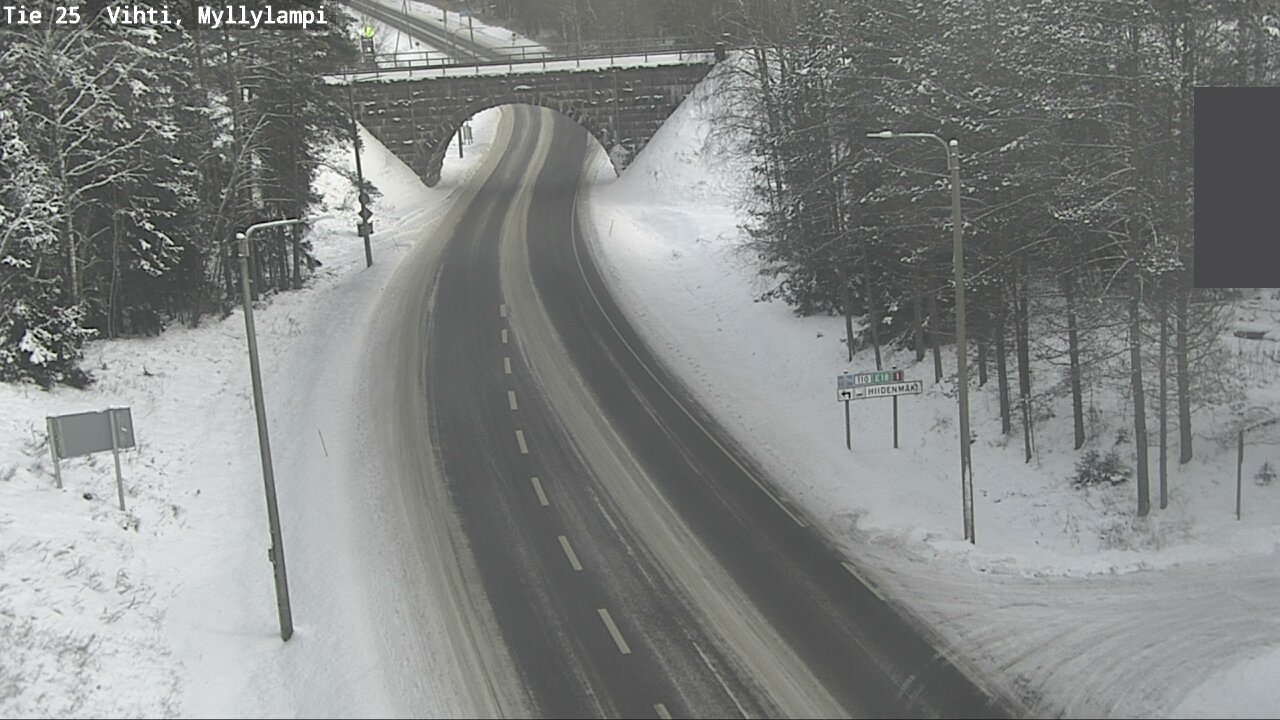Weather Camera Image Road 25 Lohja Myllylampi, Lohja, Uusimaa