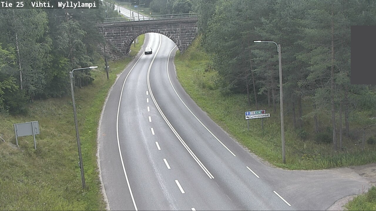 Weather Camera Image Road 25 Lohja Myllylampi, Lohja, Uusimaa