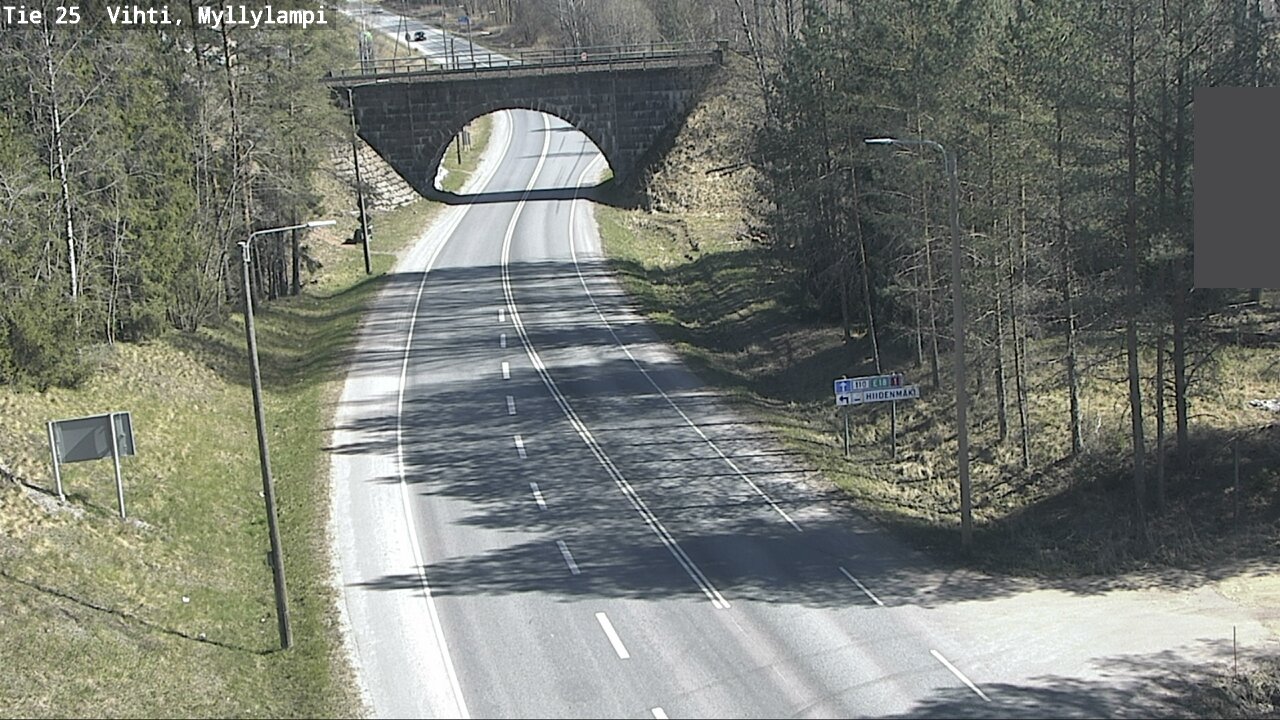 Kelikamerat Kuva Tie 25 Lohja Myllylampi, Lohja, Uusimaa