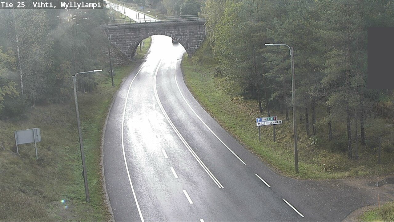 Kelikamerat Kuva Tie 25 Lohja Myllylampi, Lohja, Uusimaa