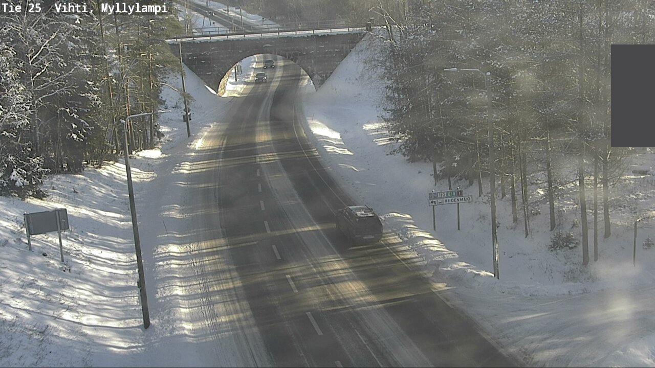 Weather Camera Image Road 25 Lohja Myllylampi, Lohja, Uusimaa