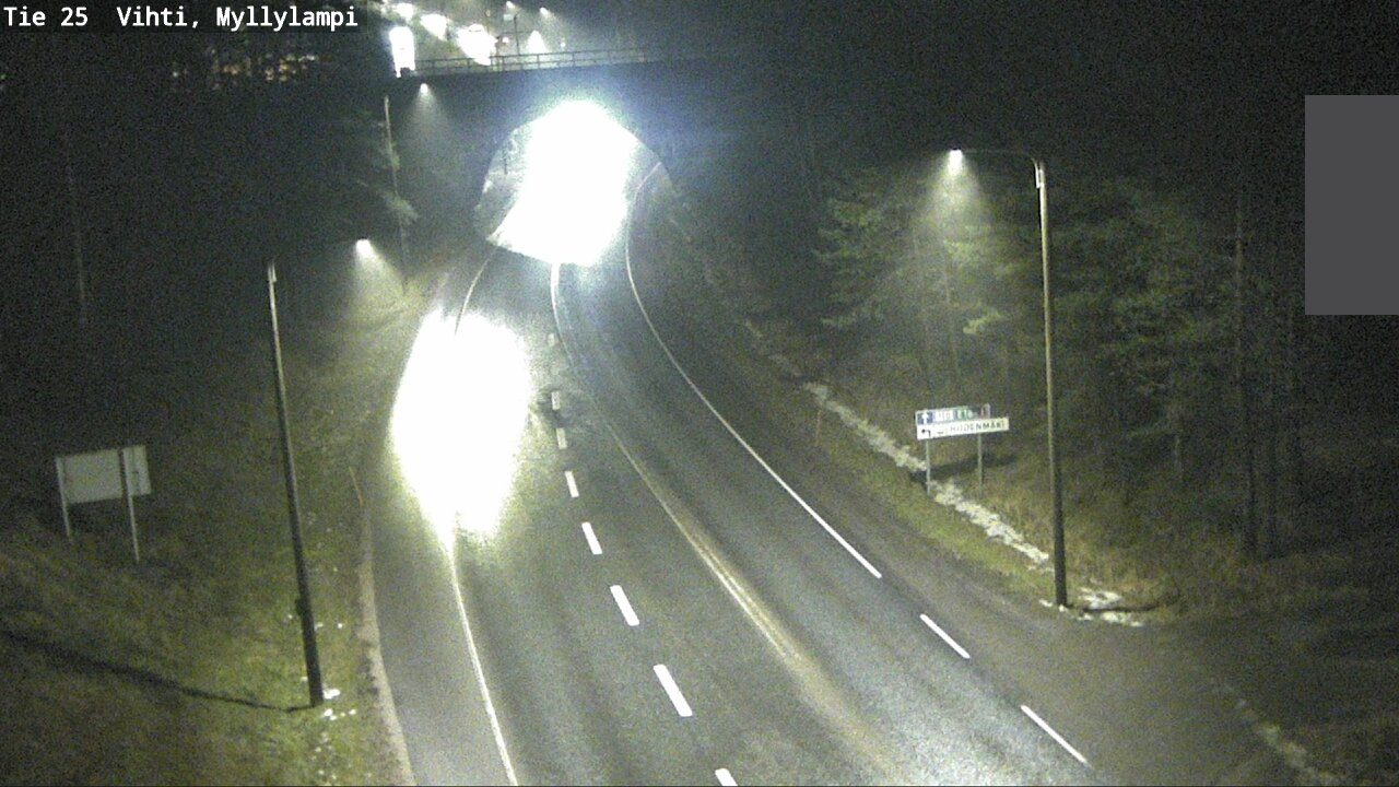 Weather Camera Image Road 25 Lohja Myllylampi, Lohja, Uusimaa