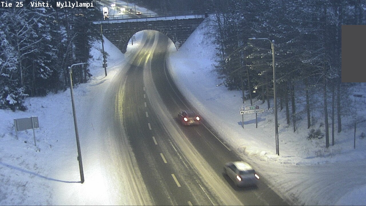 Weather Camera Image Road 25 Lohja Myllylampi, Lohja, Uusimaa