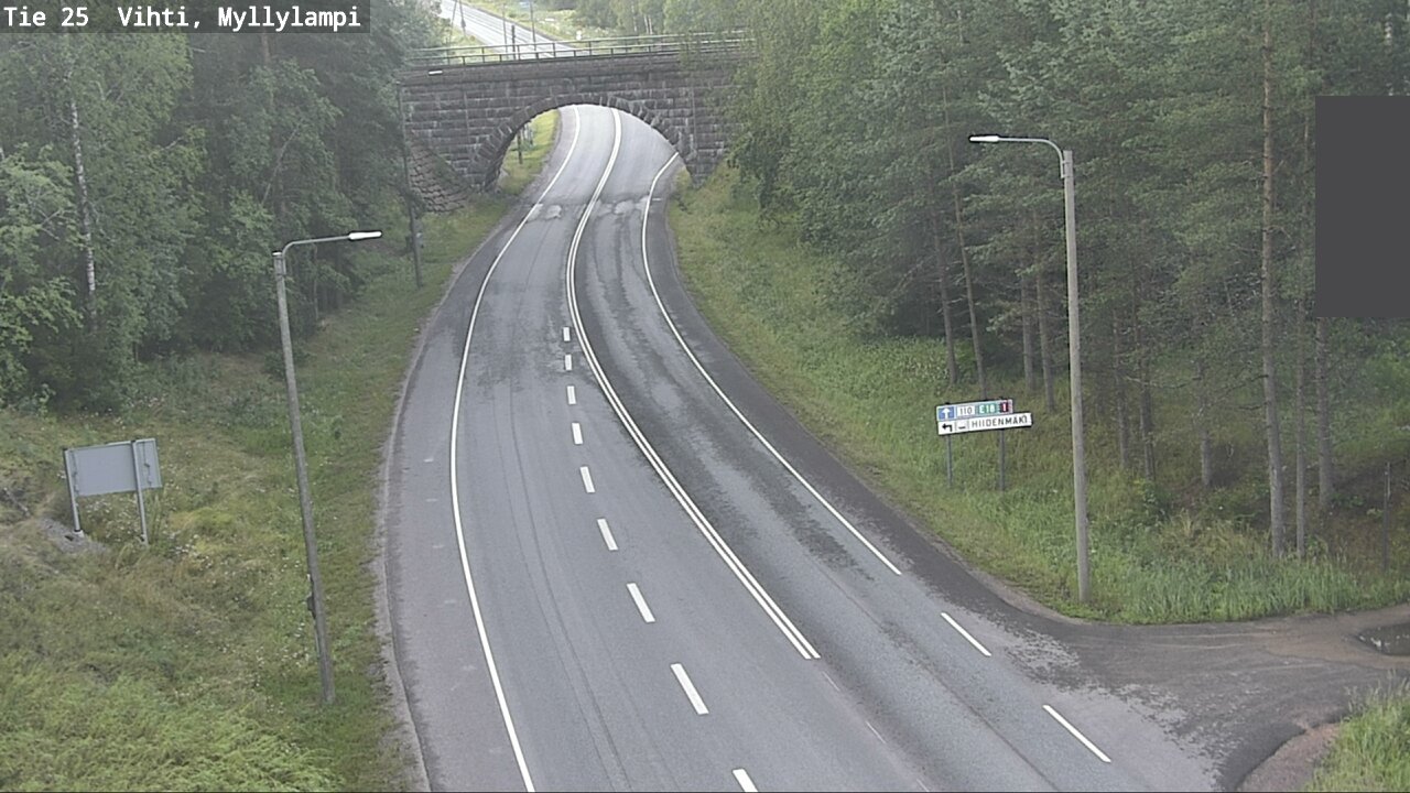 Weather Camera Image Road 25 Lohja Myllylampi, Lohja, Uusimaa