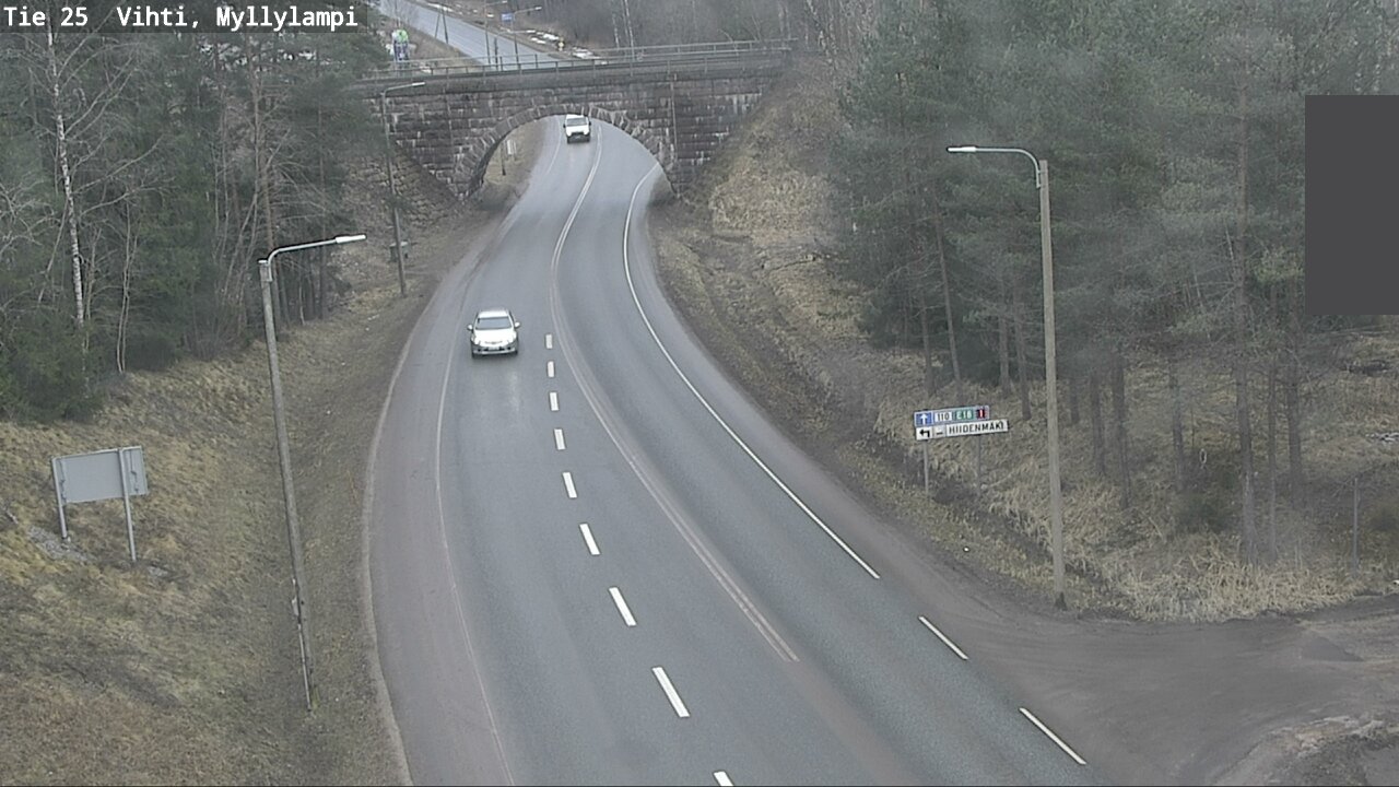 Weather Camera Image Road 25 Lohja Myllylampi, Lohja, Uusimaa