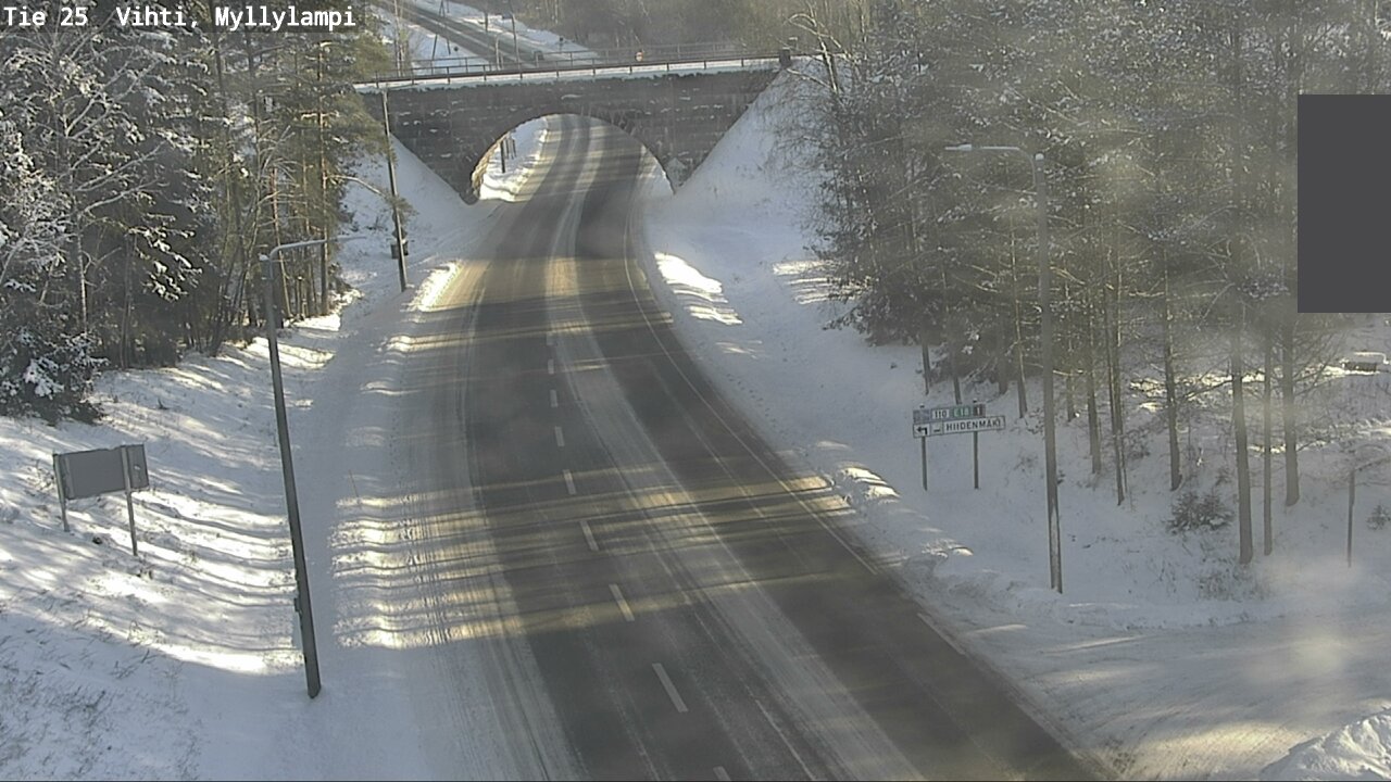 Weather Camera Image Road 25 Lohja Myllylampi, Lohja, Uusimaa