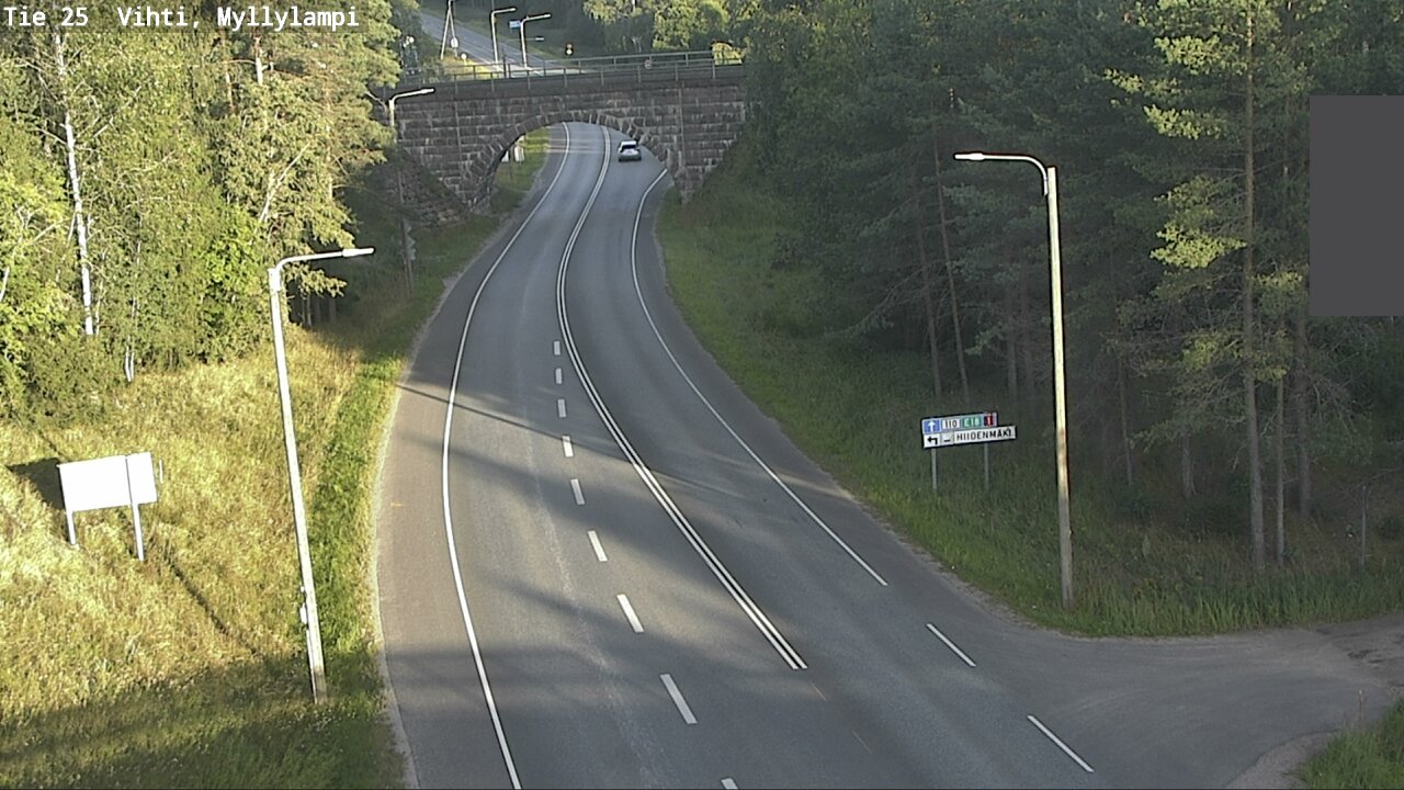 Kelikamerat Kuva Tie 25 Lohja Myllylampi, Lohja, Uusimaa