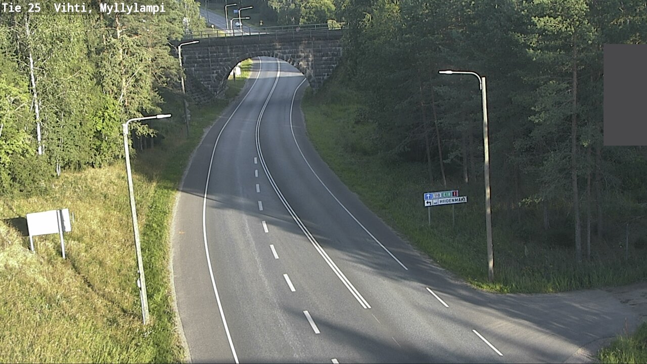 Kelikamerat Kuva Tie 25 Lohja Myllylampi, Lohja, Uusimaa