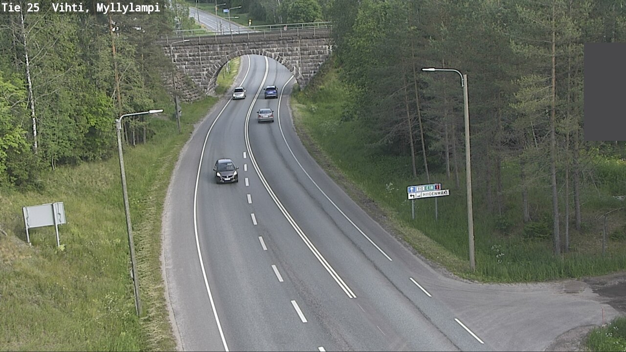 Kelikamerat Kuva Tie 25 Lohja Myllylampi, Lohja, Uusimaa
