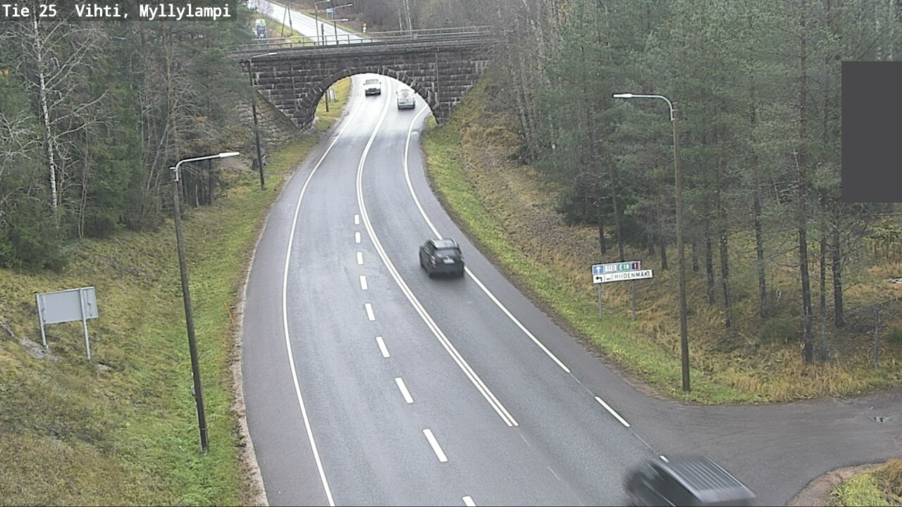 Kelikamerat Kuva Tie 25 Lohja Myllylampi, Lohja, Uusimaa