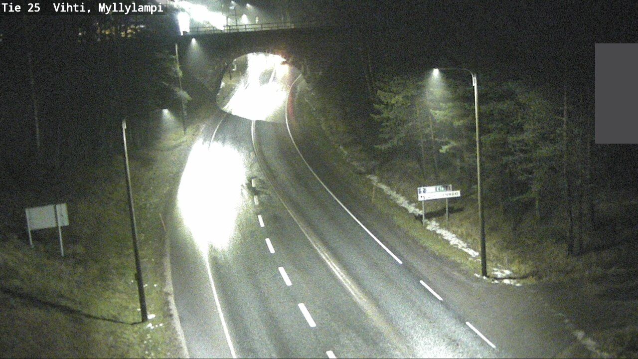 Weather Camera Image Road 25 Lohja Myllylampi, Lohja, Uusimaa