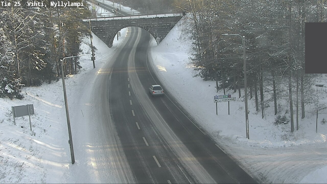 Weather Camera Image Road 25 Lohja Myllylampi, Lohja, Uusimaa