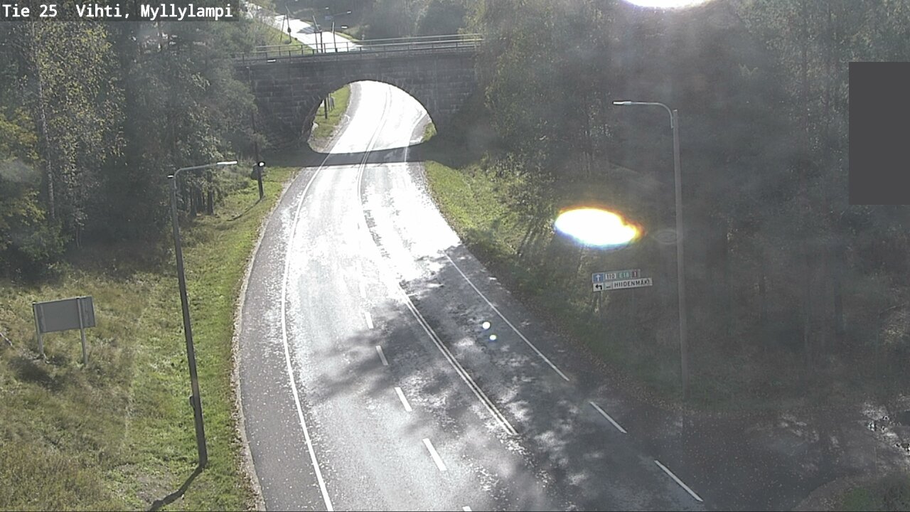 Weather Camera Image Road 25 Lohja Myllylampi, Lohja, Uusimaa