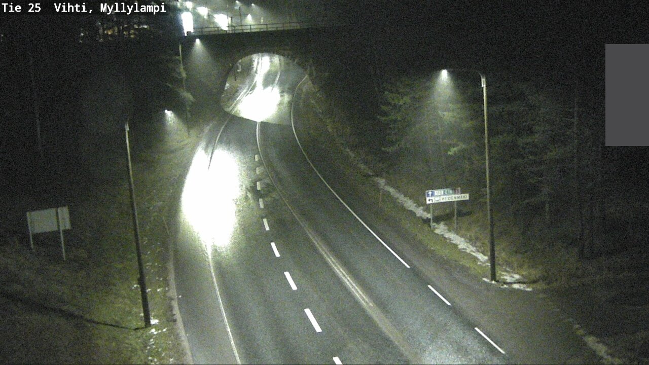 Weather Camera Image Road 25 Lohja Myllylampi, Lohja, Uusimaa