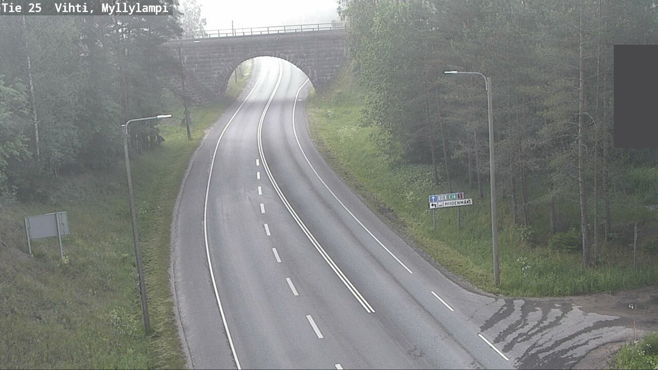 Kelikamerat Kuva Tie 25 Lohja Myllylampi, Lohja, Uusimaa